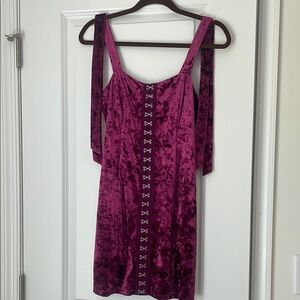 Forever 21 Red and Pink Slip Mini Dress